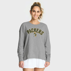 Green Bay Packers Women's Hometown Legacy Long Sleeve T-Shirt Heather Gray | Fanatics