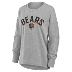 Chicago Bears Women's Hometown Legacy Long Sleeve T-Shirt Heather Gray | Fanatics