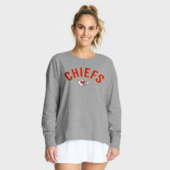Kansas City Chiefs Women's Hometown Legacy Long Sleeve T-Shirt Heather Gray | Fanatics
