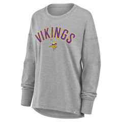 Minnesota Vikings Women's Hometown Legacy Long Sleeve T-Shirt Heather Gray | Fanatics