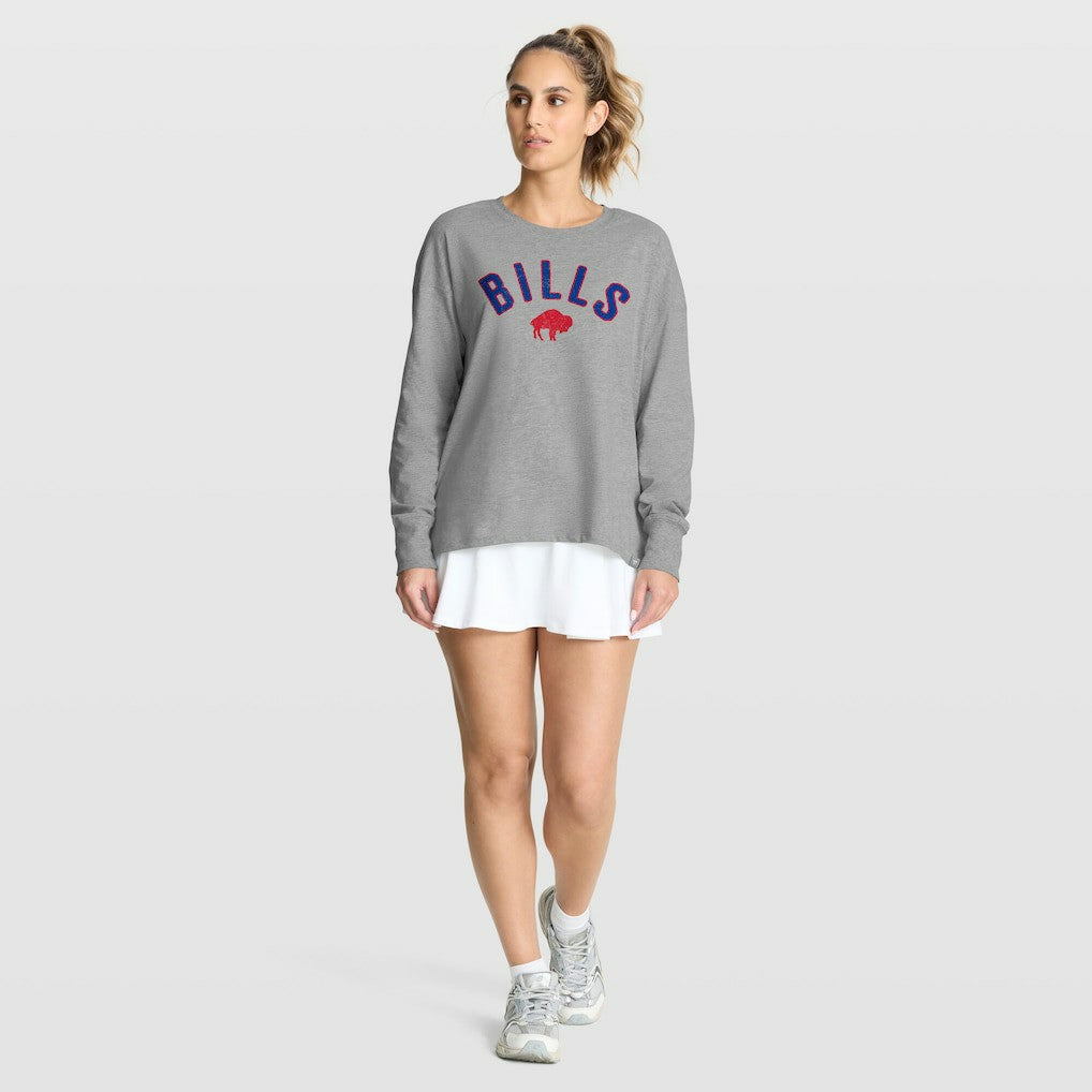 Buffalo Bills Women's Hometown Legacy Long Sleeve T-Shirt Heather Gray | Fanatics