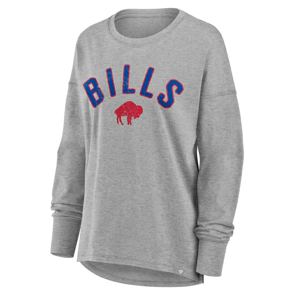 Buffalo Bills Women's Hometown Legacy Long Sleeve T-Shirt Heather Gray | Fanatics