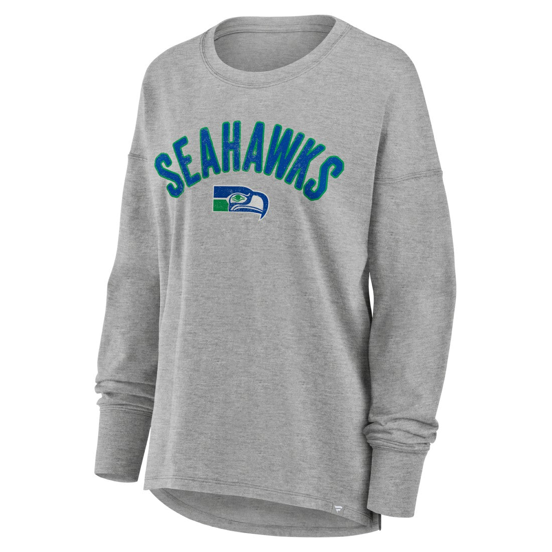 Seattle Seahawks Women's Hometown Legacy Long Sleeve T-Shirt Heather Gray | Fanatics