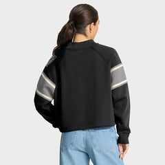 Las Vegas Raiders Oversized Hometown Toss Sweep Mock Neck Pullover Black | Fanatics