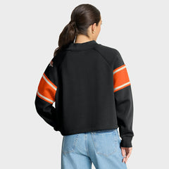 Cincinnati Bengals Oversized Hometown Toss Sweep Mock Neck Pullover Black | Fanatics