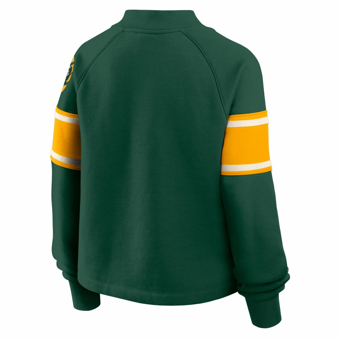 Green Bay Packers Oversized Hometown Toss Sweep Mock Neck Pullover Green | Fanatics