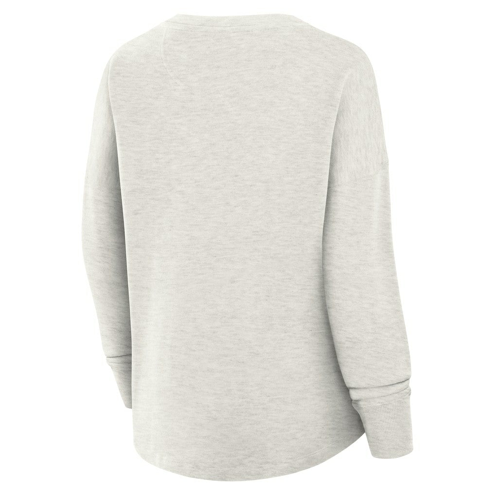 Pittsburgh Steelers Women's Oversized Hometown Pullover Sweatshirt Heather Gray | Fanatics
