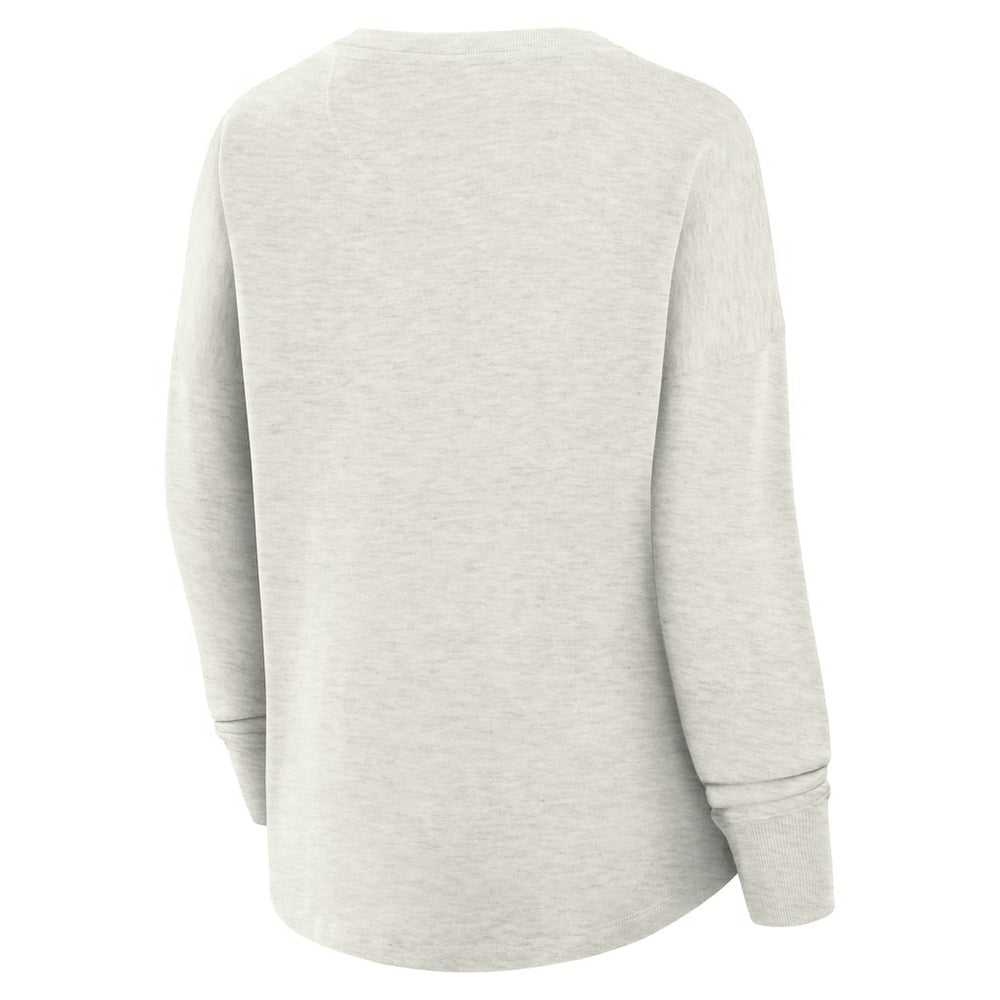 San Francisco 49ers Women's Oversized Hometown Pullover Sweatshirt Heather Gray | Fanatics