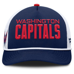 Washington Capitals Fanatics Authentic Pro Rink A-Frame Adjustable Hat - Navy/White - NHL