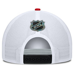 Detroit Red Wings Fanatics Authentic Pro Rink A-Frame Adjustable Hat - Black/White - NHL