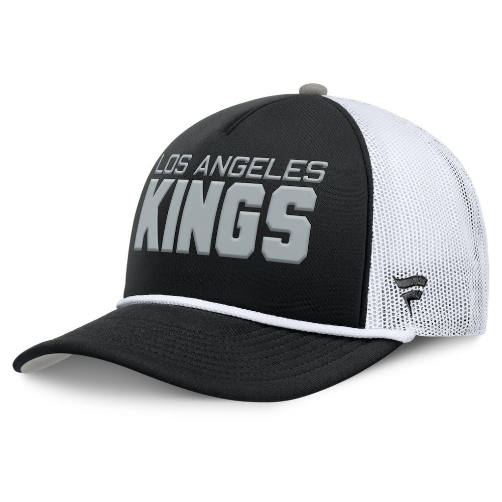 Los Angeles Kings Fanatics Authentic Pro Rink A-Frame Adjustable Hat - Black/White - NHL
