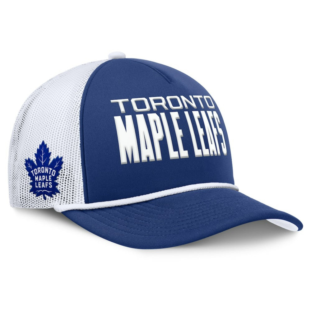 Toronto Maple Leafs Fanatics Authentic Pro Rink A-Frame Adjustable Hat - Blue/White - NHL