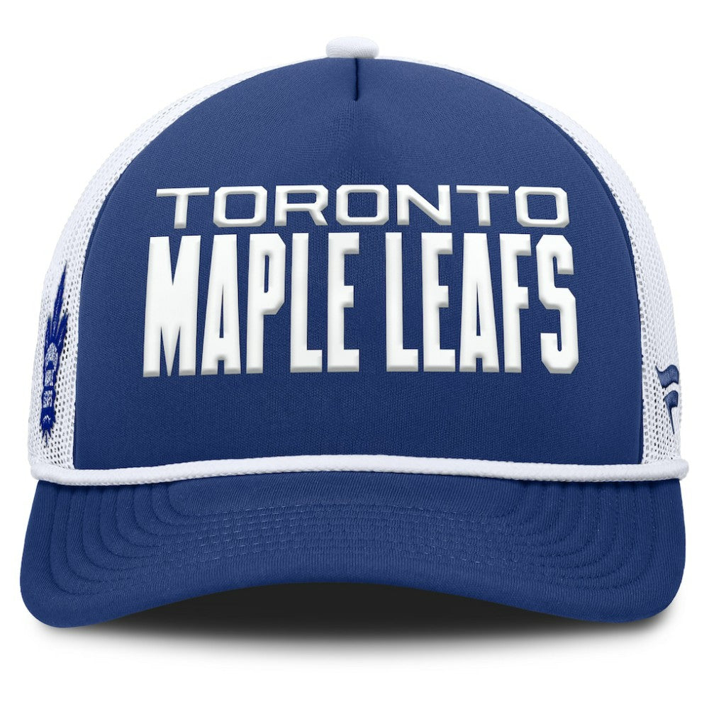 Toronto Maple Leafs Fanatics Authentic Pro Rink A-Frame Adjustable Hat - Blue/White - NHL