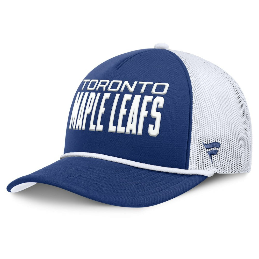Toronto Maple Leafs Fanatics Authentic Pro Rink A-Frame Adjustable Hat - Blue/White - NHL