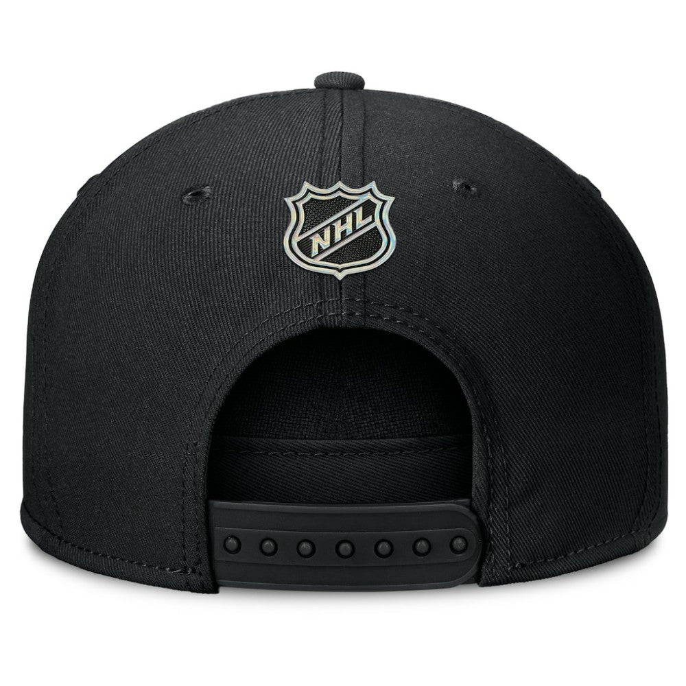 New Jersey Devils Fanatics Authentic Pro Rink Team Code Snapback Hat - Black - NHL