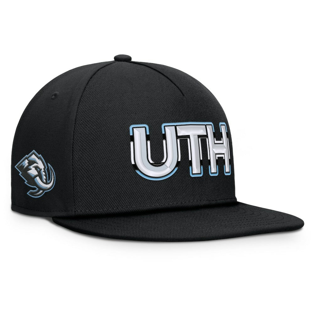 Utah Mammoth Fanatics Authentic Pro Rink Team Code Snapback Hat - Black - NHL