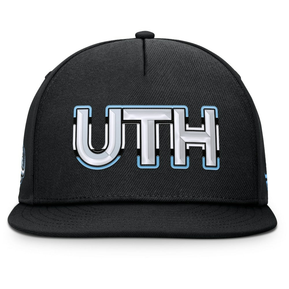 Utah Mammoth Fanatics Authentic Pro Rink Team Code Snapback Hat - Black - NHL