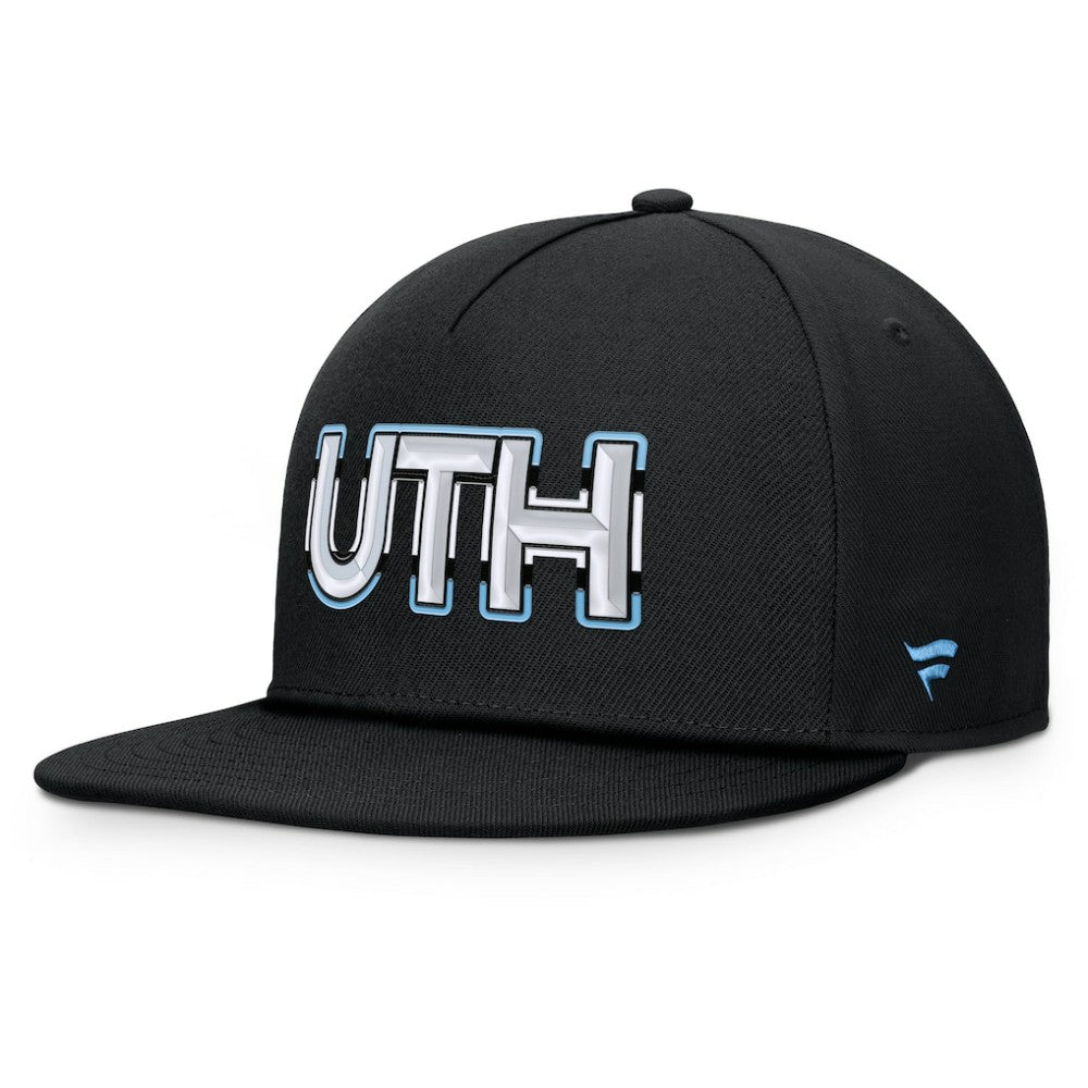 Utah Mammoth Fanatics Authentic Pro Rink Team Code Snapback Hat - Black - NHL