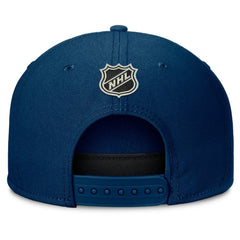 Seattle Kraken Fanatics Authentic Pro Rink Team Code Snapback Hat - Deep Sea Blue - NHL