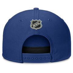 Vancouver Canucks Fanatics Authentic Pro Rink Team Code Snapback Hat - Blue - NHL