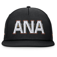 Anaheim Ducks Fanatics Authentic Pro Rink Team Code Snapback Hat - Black - NHL