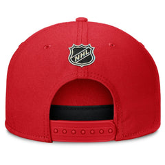 Calgary Flames Fanatics Authentic Pro Rink Team Code Snapback Hat - Red - NHL