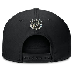 Chicago Blackhawks Fanatics Authentic Pro Rink Team Code Snapback Hat - Black - NHL