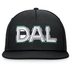 Dallas Stars Fanatics Authentic Pro Rink Team Code Snapback Hat - Black - NHL