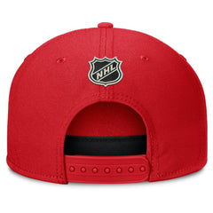 Detroit Red Wings Fanatics Authentic Pro Rink Team Code Snapback Hat - Red - NHL