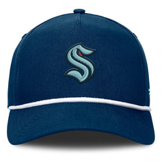 Seattle Kraken Fanatics Authentic Pro Rink Roper A-Frame Adjustable Hat - Deep Sea Blue - NHL
