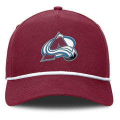 Colorado Avalanche Fanatics Authentic Pro Rink Roper A-Frame Adjustable Hat - Burgundy - NHL