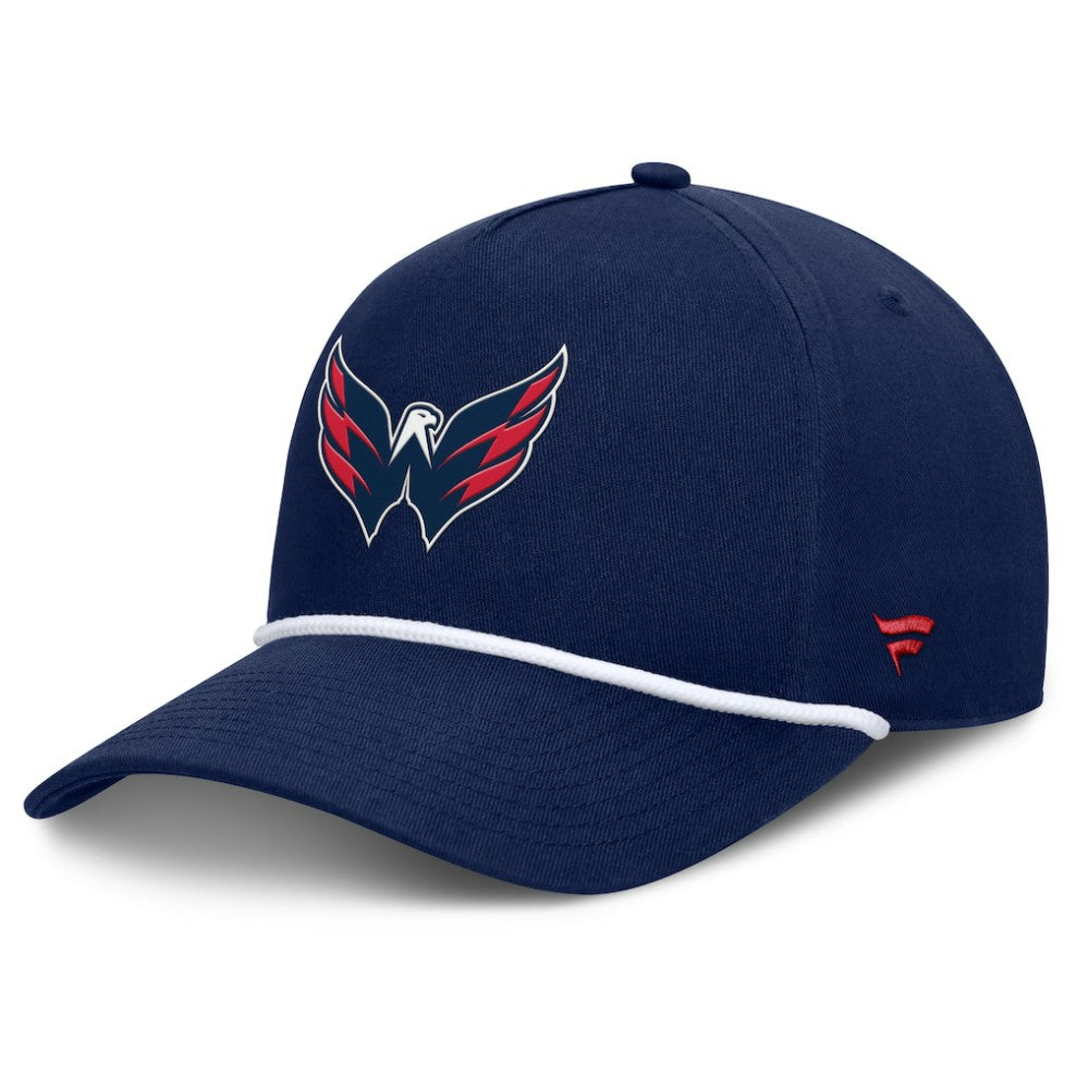 Washington Capitals Fanatics Authentic Pro Rink Roper A-Frame Adjustable Hat - Navy - NHL