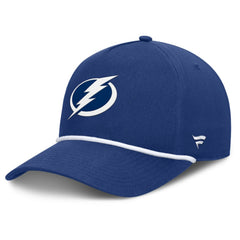 Tampa Bay Lightning Fanatics Authentic Pro Rink Roper A-Frame Adjustable Hat - Blue - NHL