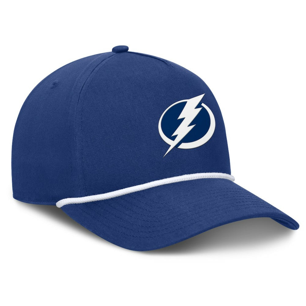 Tampa Bay Lightning Fanatics Authentic Pro Rink Roper A-Frame Adjustable Hat - Blue - NHL