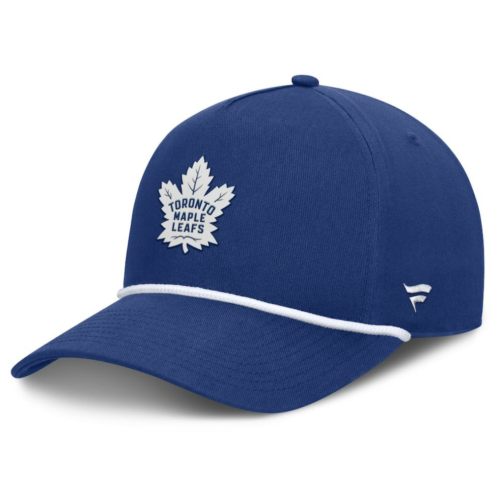 Toronto Maple Leafs Fanatics Authentic Pro Rink Roper A-Frame Adjustable Hat - Blue - NHL