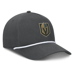 Vegas Golden Knights Fanatics Authentic Pro Rink Roper A-Frame Adjustable Hat - Charcoal - NHL