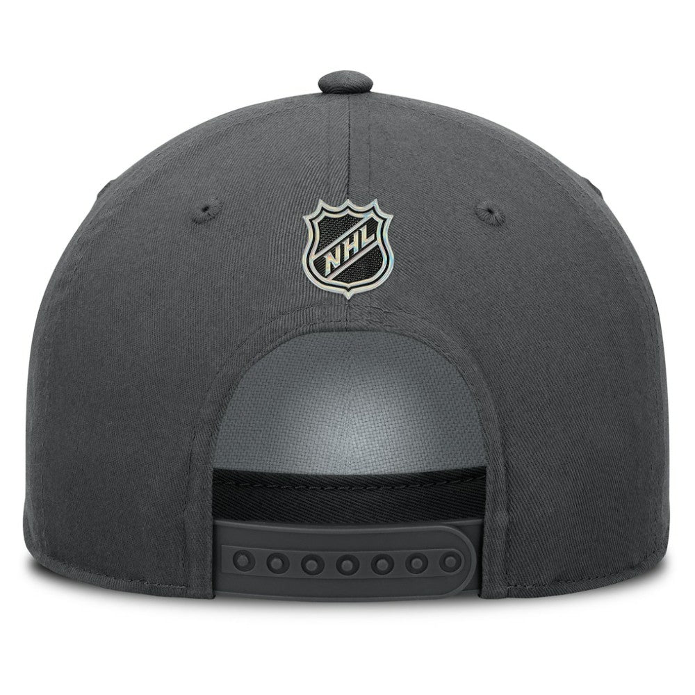 Vegas Golden Knights Fanatics Authentic Pro Rink Roper A-Frame Adjustable Hat - Charcoal - NHL