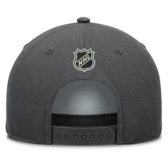 Vegas Golden Knights Fanatics Authentic Pro Rink Roper A-Frame Adjustable Hat - Charcoal - NHL