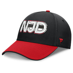 New Jersey Devils Fanatics Authentic Pro Rink Team Code Flex Hat - Black/Red - NHL