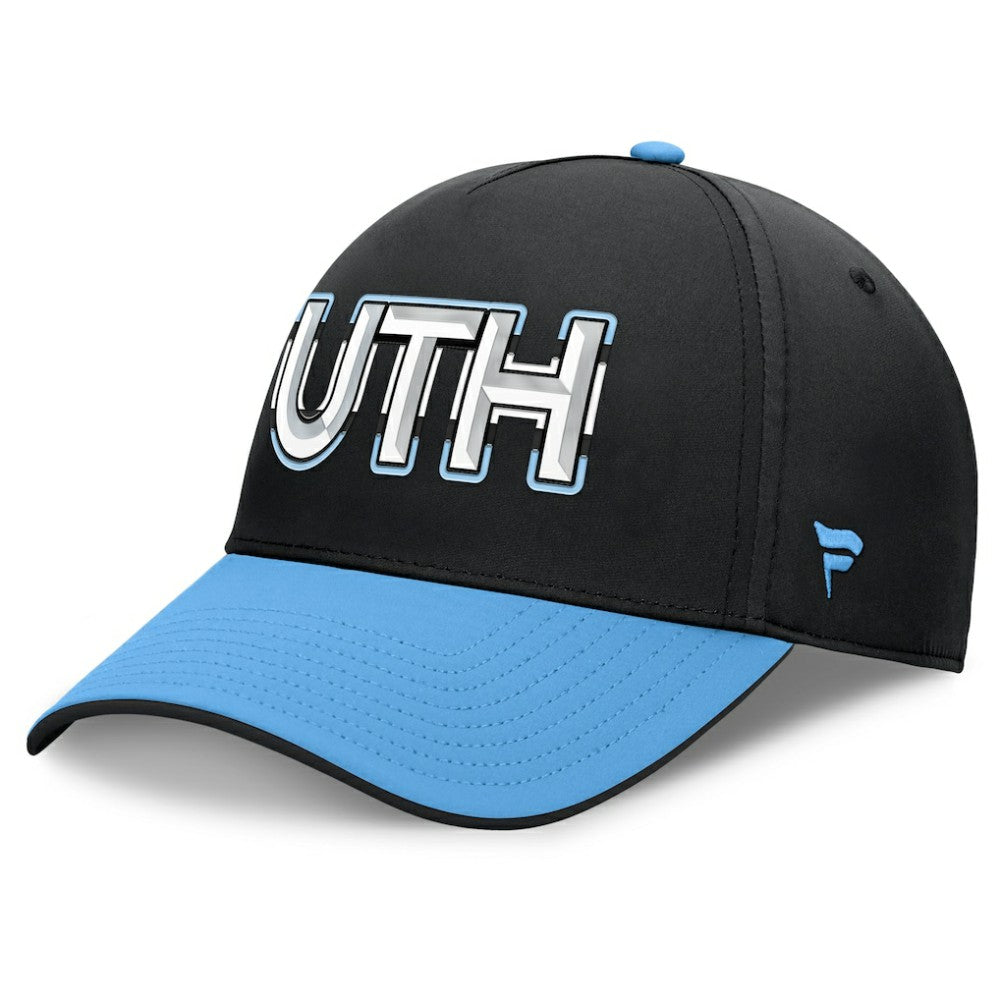 Utah Mammoth Fanatics Authentic Pro Rink Team Code Flex Hat - Black/Light Blue - NHL