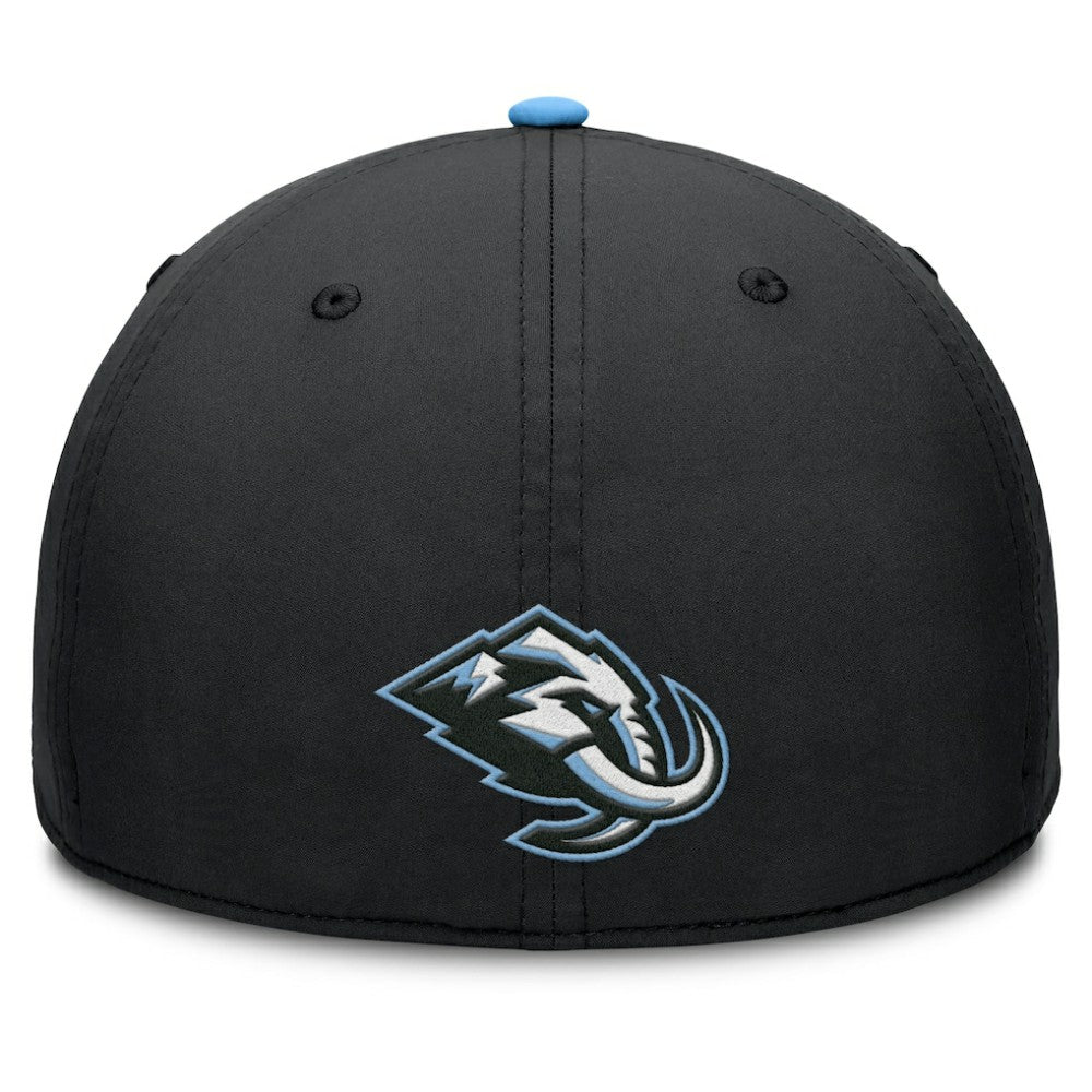 Utah Mammoth Fanatics Authentic Pro Rink Team Code Flex Hat - Black/Light Blue - NHL
