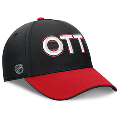 Ottawa Senators Fanatics Authentic Pro Rink Team Code Flex Hat - Black/Red - NHL
