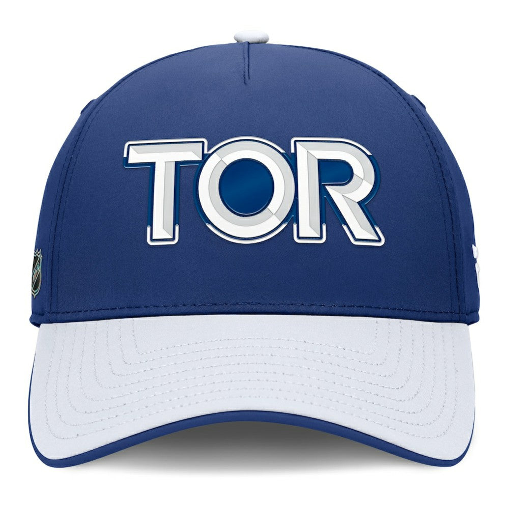 Toronto Maple Leafs Fanatics Authentic Pro Rink Team Code Flex Hat - Blue/White - NHL