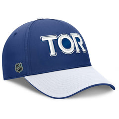 Toronto Maple Leafs Fanatics Authentic Pro Rink Team Code Flex Hat - Blue/White - NHL