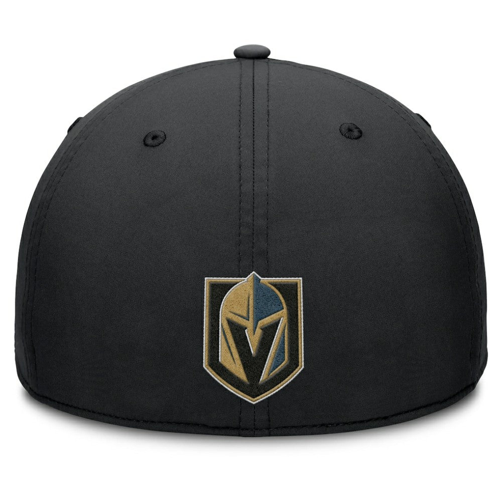 Vegas Golden Knights Fanatics Authentic Pro Rink Team Code Flex Hat - Black/Charcoal - NHL
