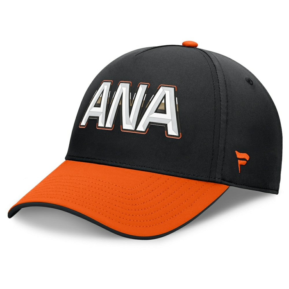 Anaheim Ducks Fanatics Authentic Pro Rink Team Code Flex Hat - Black/Orange - NHL