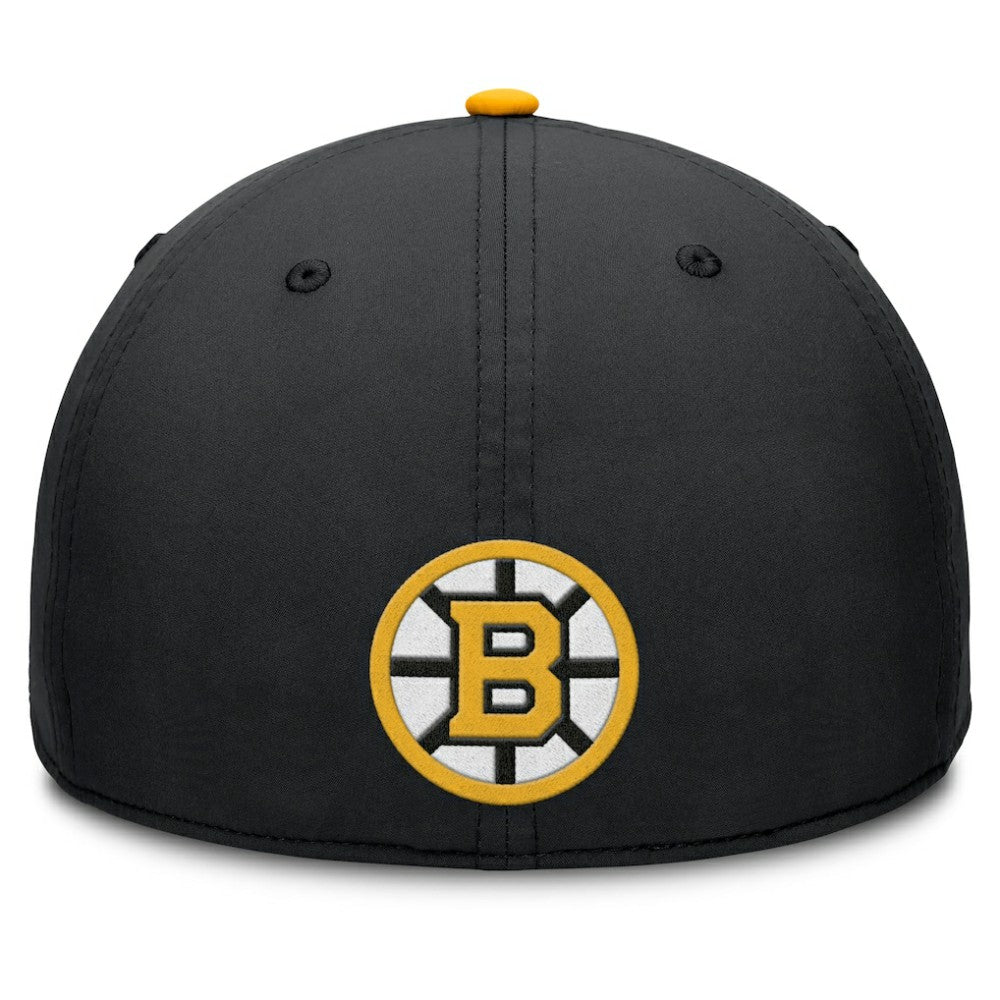 Boston Bruins Fanatics Authentic Pro Rink Team Code Flex Hat - Black/Gold - NHL