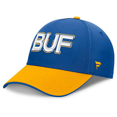 Buffalo Sabres Fanatics Authentic Pro Rink Team Code Flex Hat - Royal/Gold - NHL