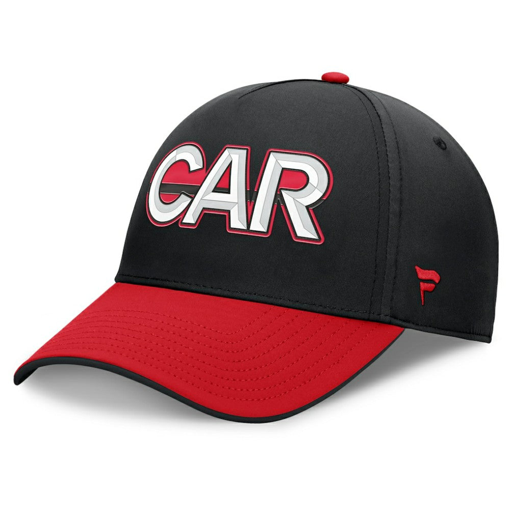 Carolina Hurricanes Fanatics Authentic Pro Rink Team Code Flex Hat - Black/Red - NHL