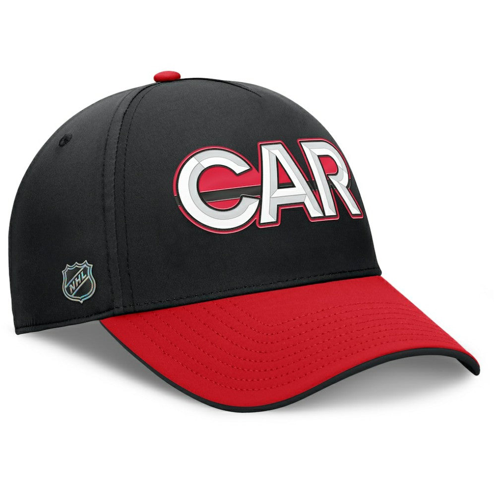 Carolina Hurricanes Fanatics Authentic Pro Rink Team Code Flex Hat - Black/Red - NHL